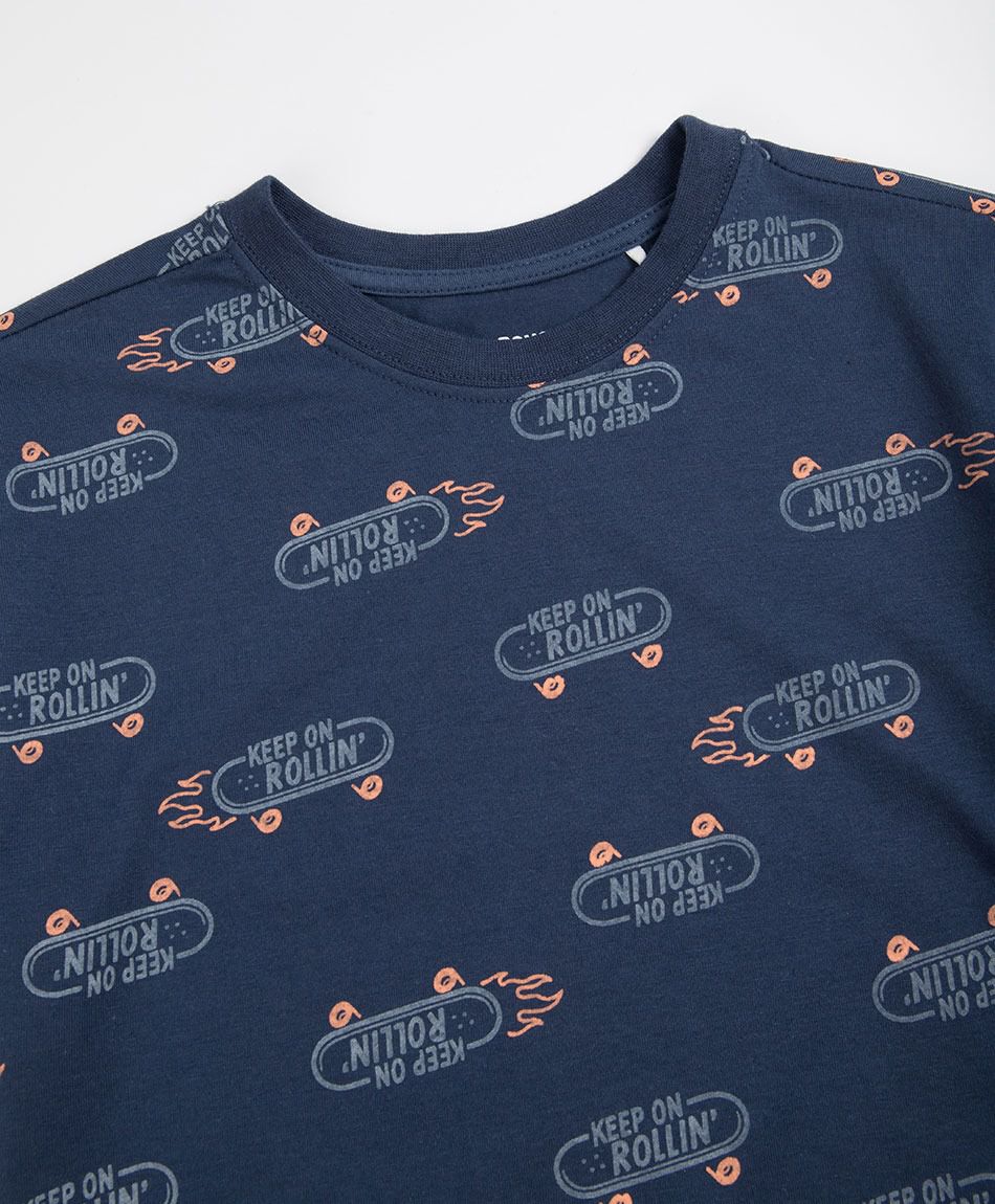 Remera nino keep on rollin