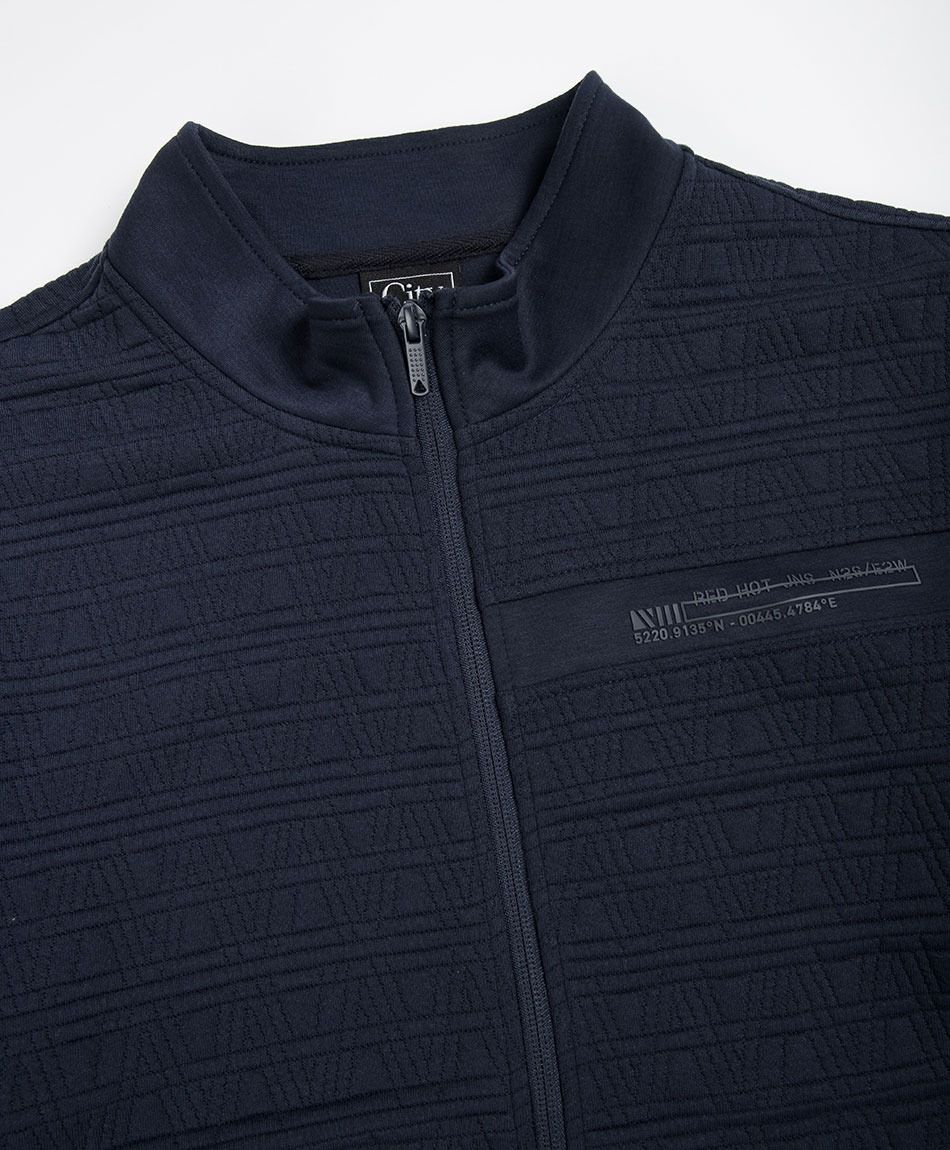 Campera hombre bomber azul