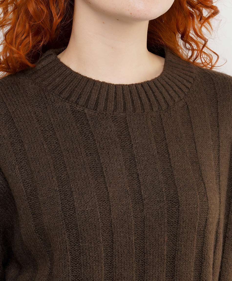 Sweater mujer l&iacute;neas textura