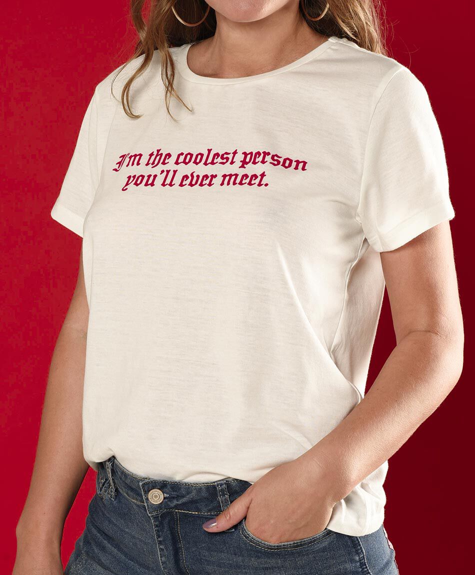 Polera estampada