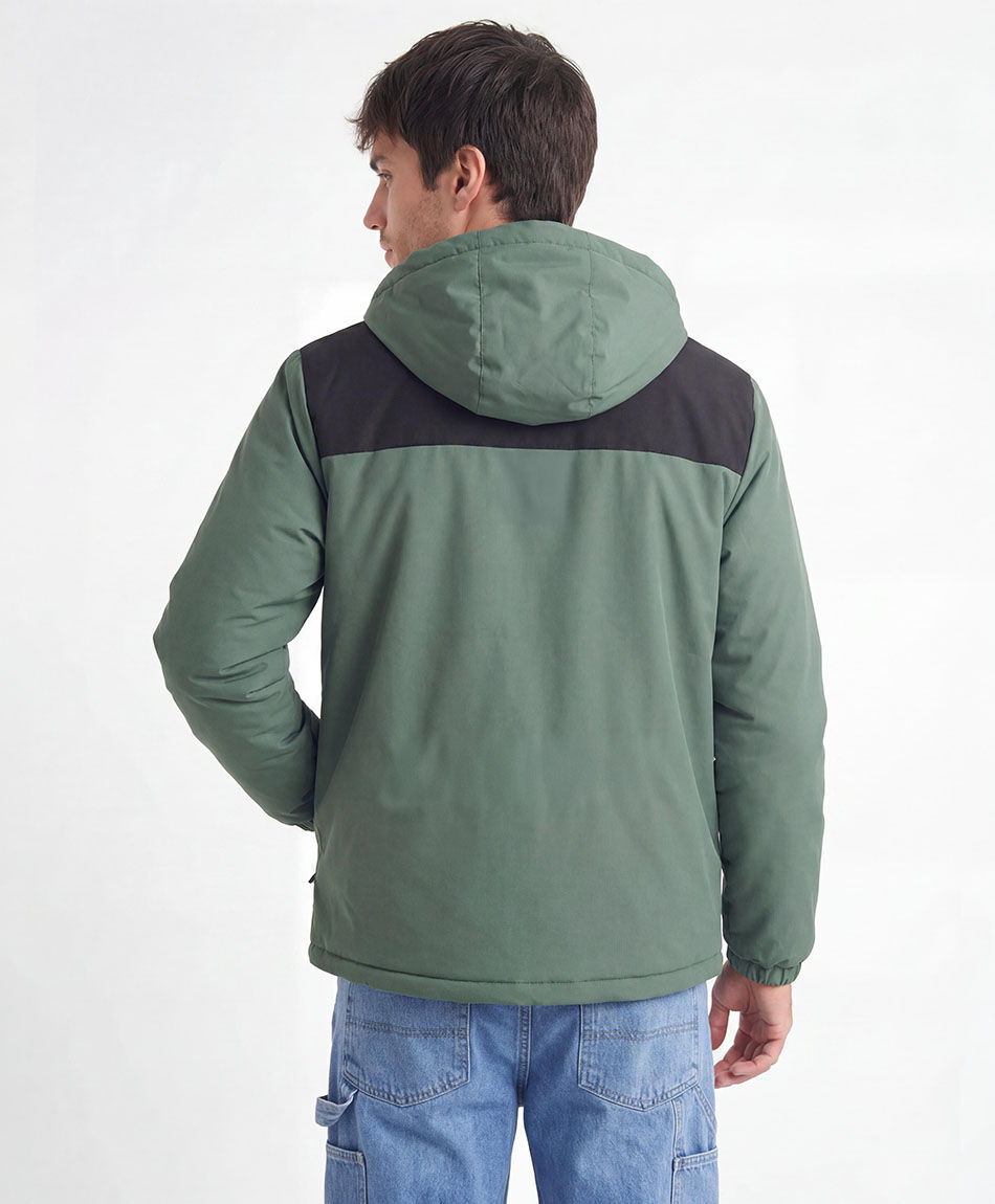 Campera hombre outdoor pliegues