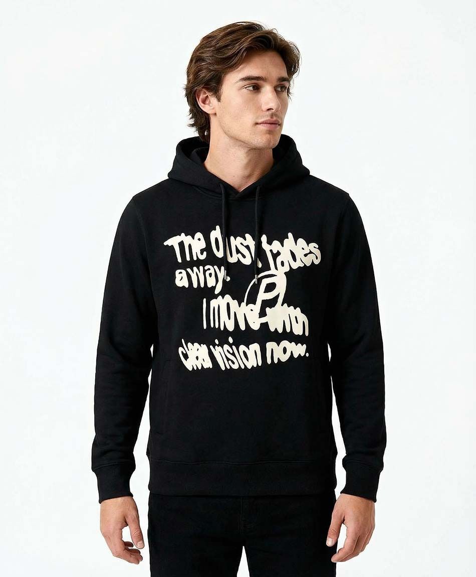Buzo hombre estampado letras