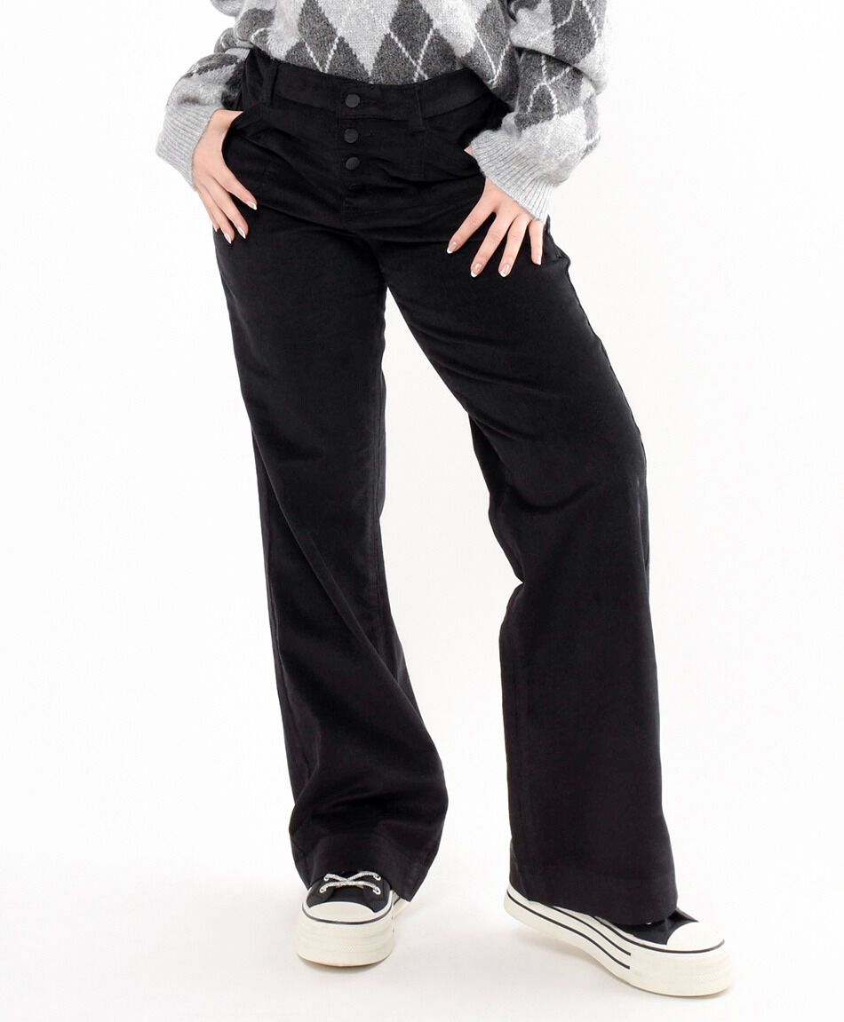 Pantal&oacute;n mujer black wide