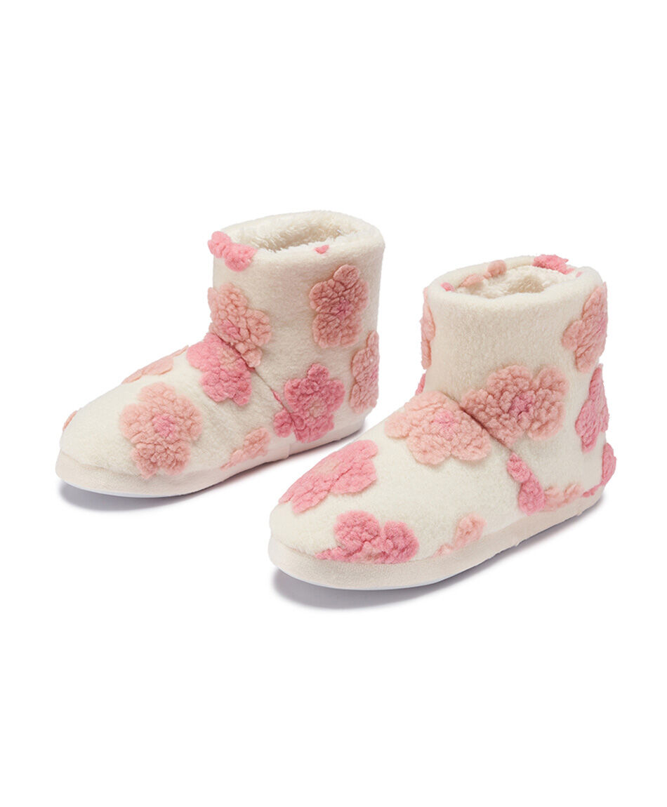 Bot&iacute;n descanso mujer flores relieves