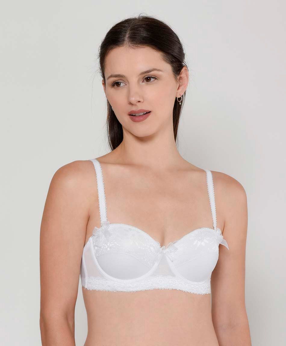 Corpi&ntilde;o mujer encaje mesh strapless