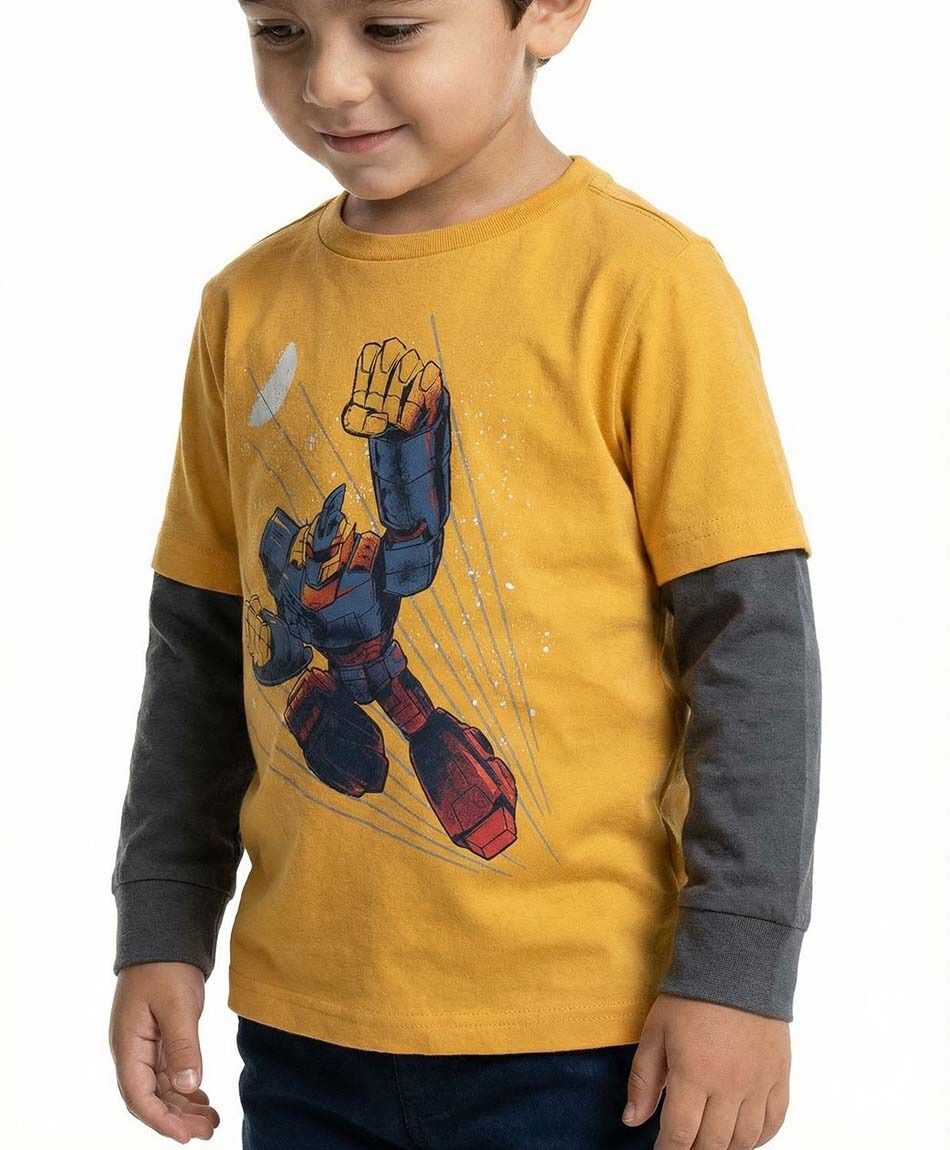 Remera beb&eacute; estampado super hero