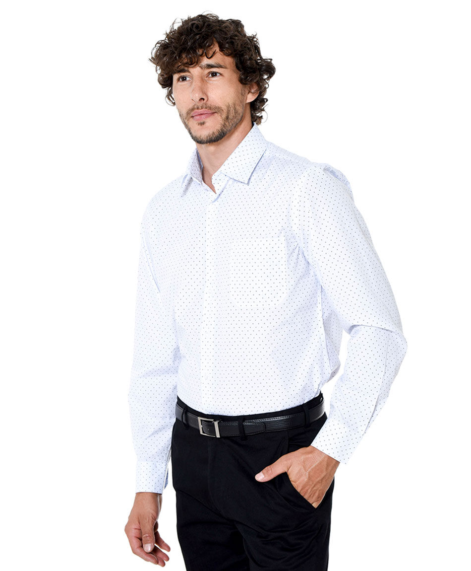 Camisa manga larga estampada