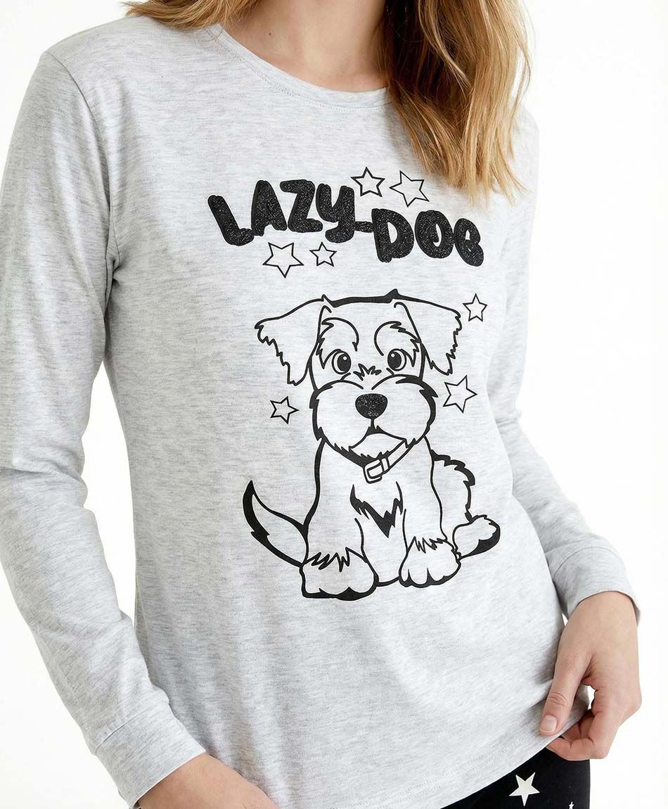 Pijama mujer perrito estrella