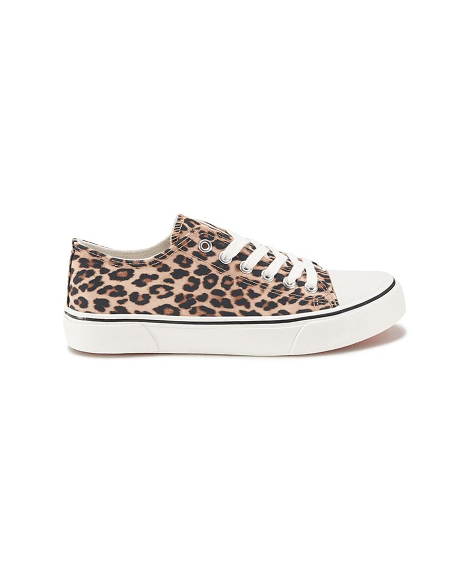 Zapatilla mujer animal print