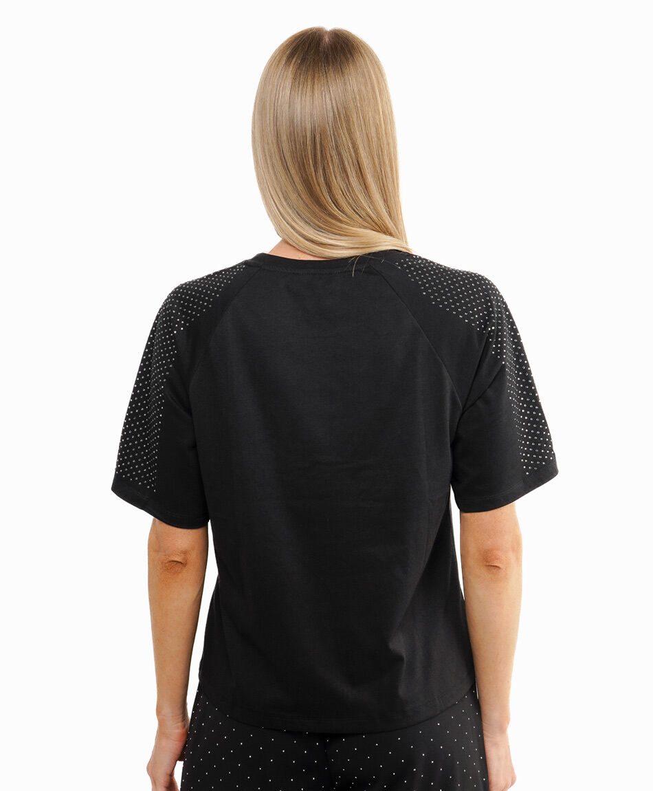 Remera mujer brillo estelar