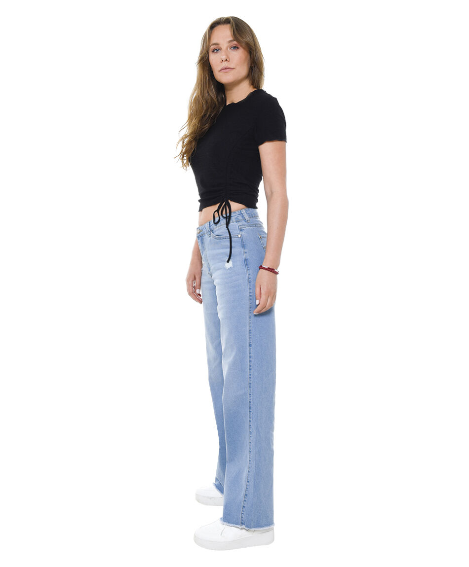 Jeans mujer wide leg