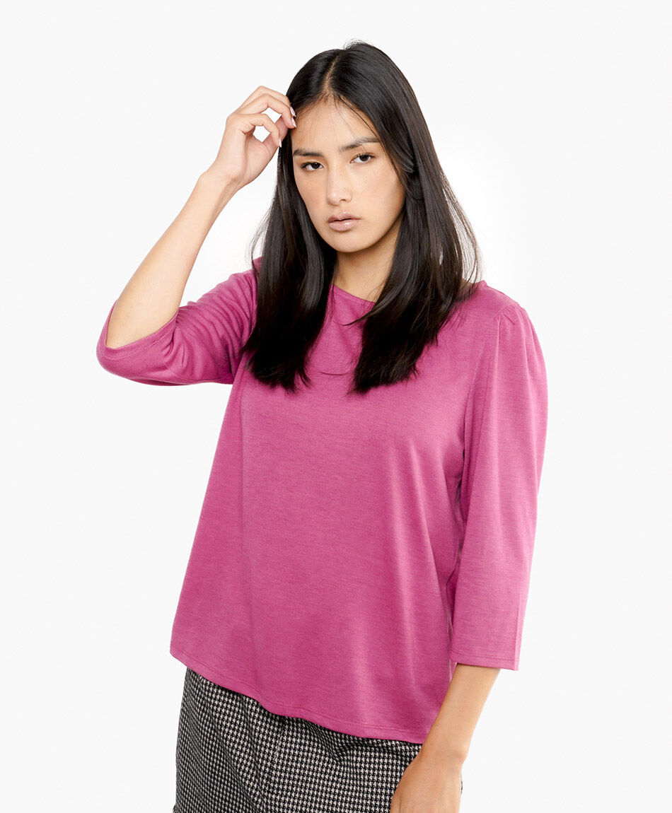 Remera mujer lanosa melagne