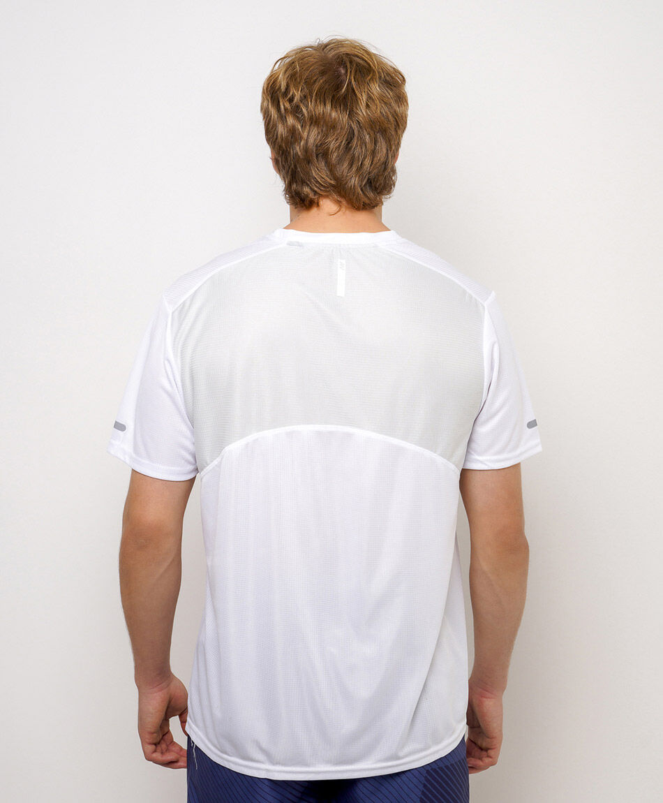 Remera deportiva hombre blanca