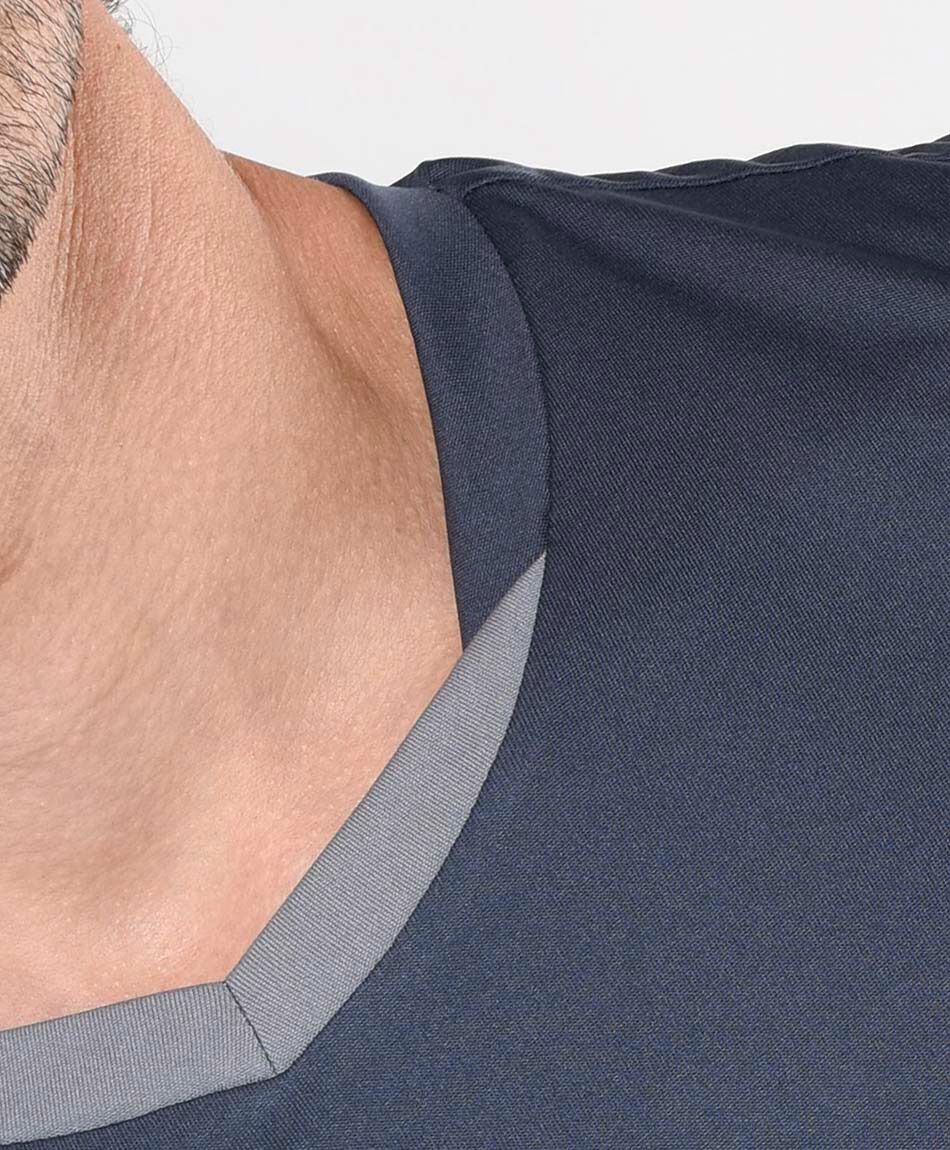 Polera deportiva hombre running lisa