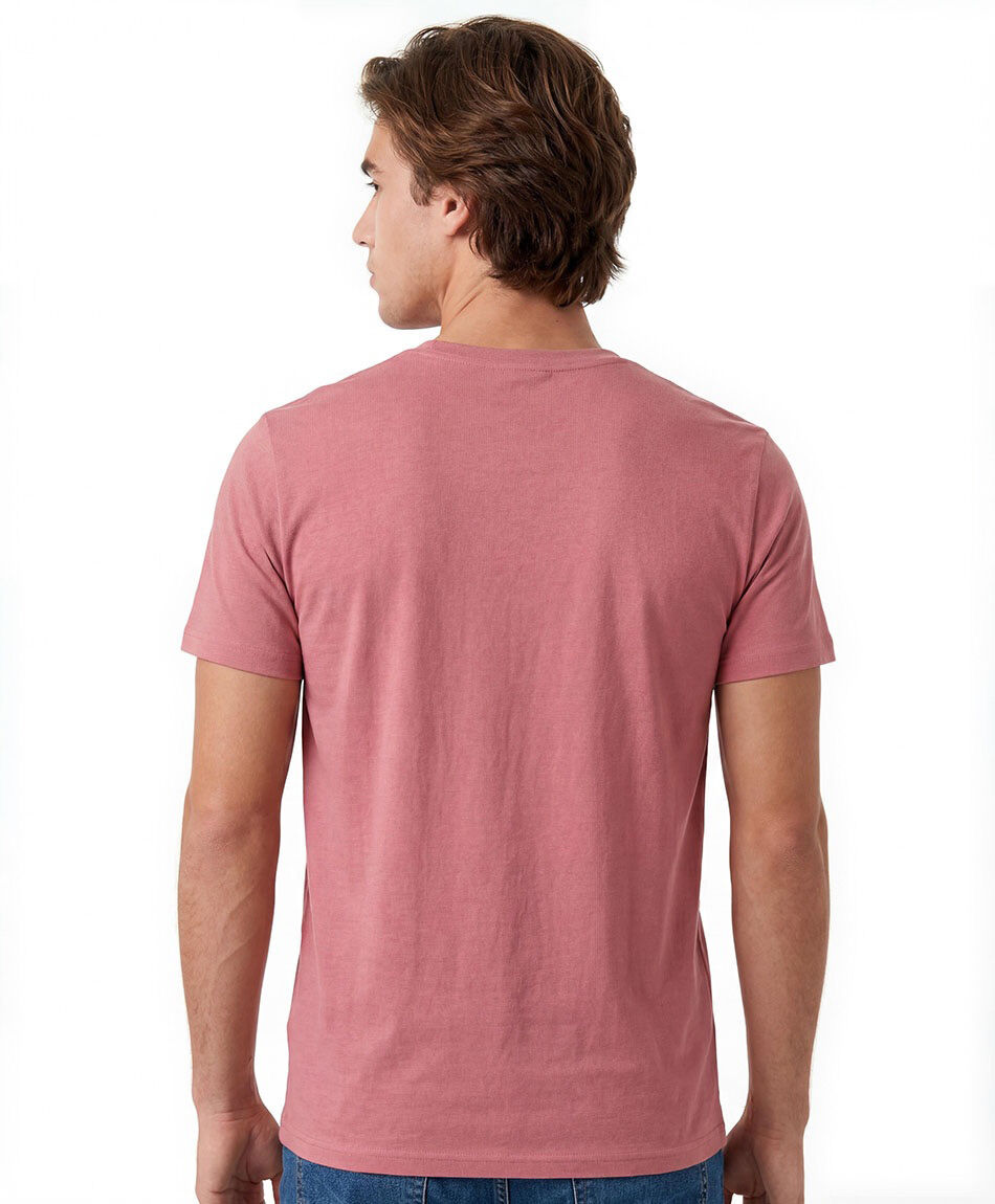 Remera hombre cuello en v lisa