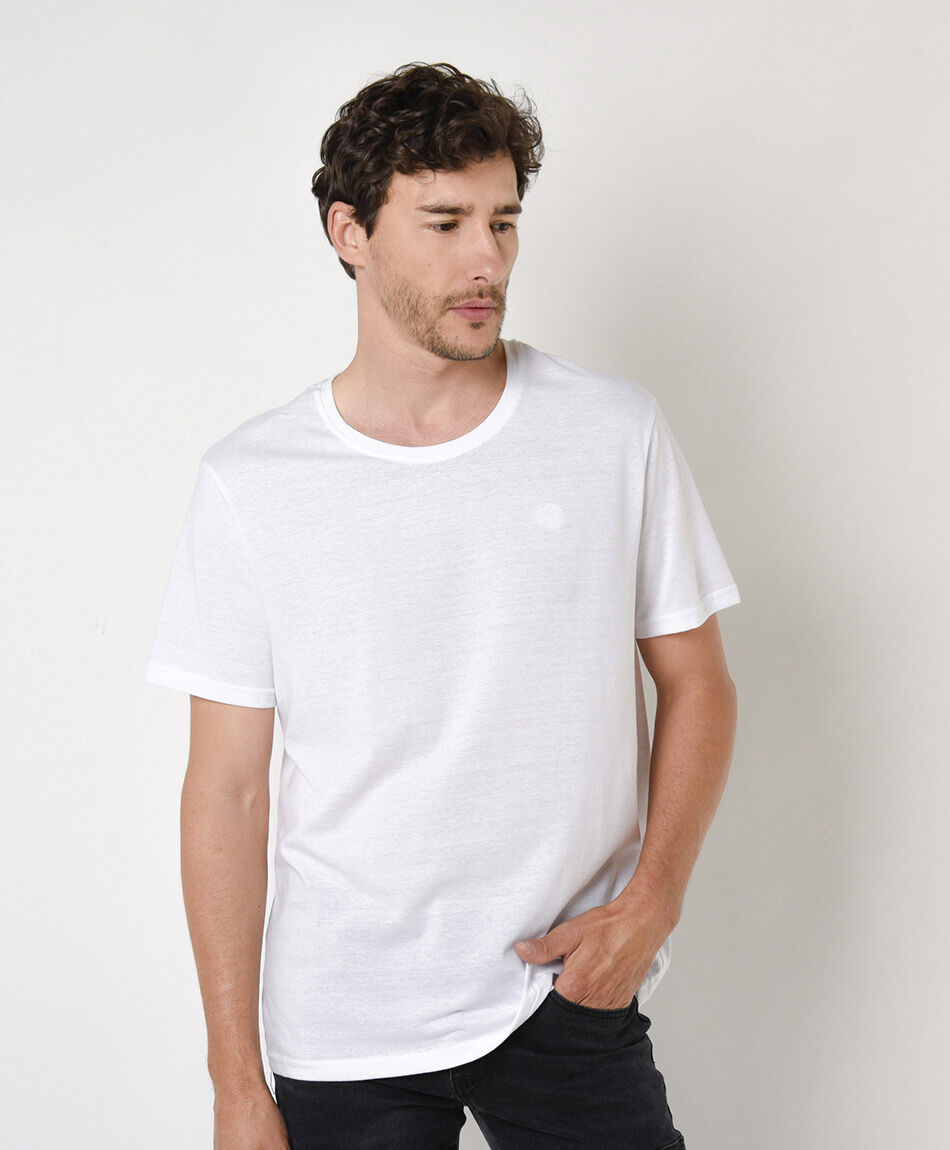 Remera hombre b&aacute;sica lisa