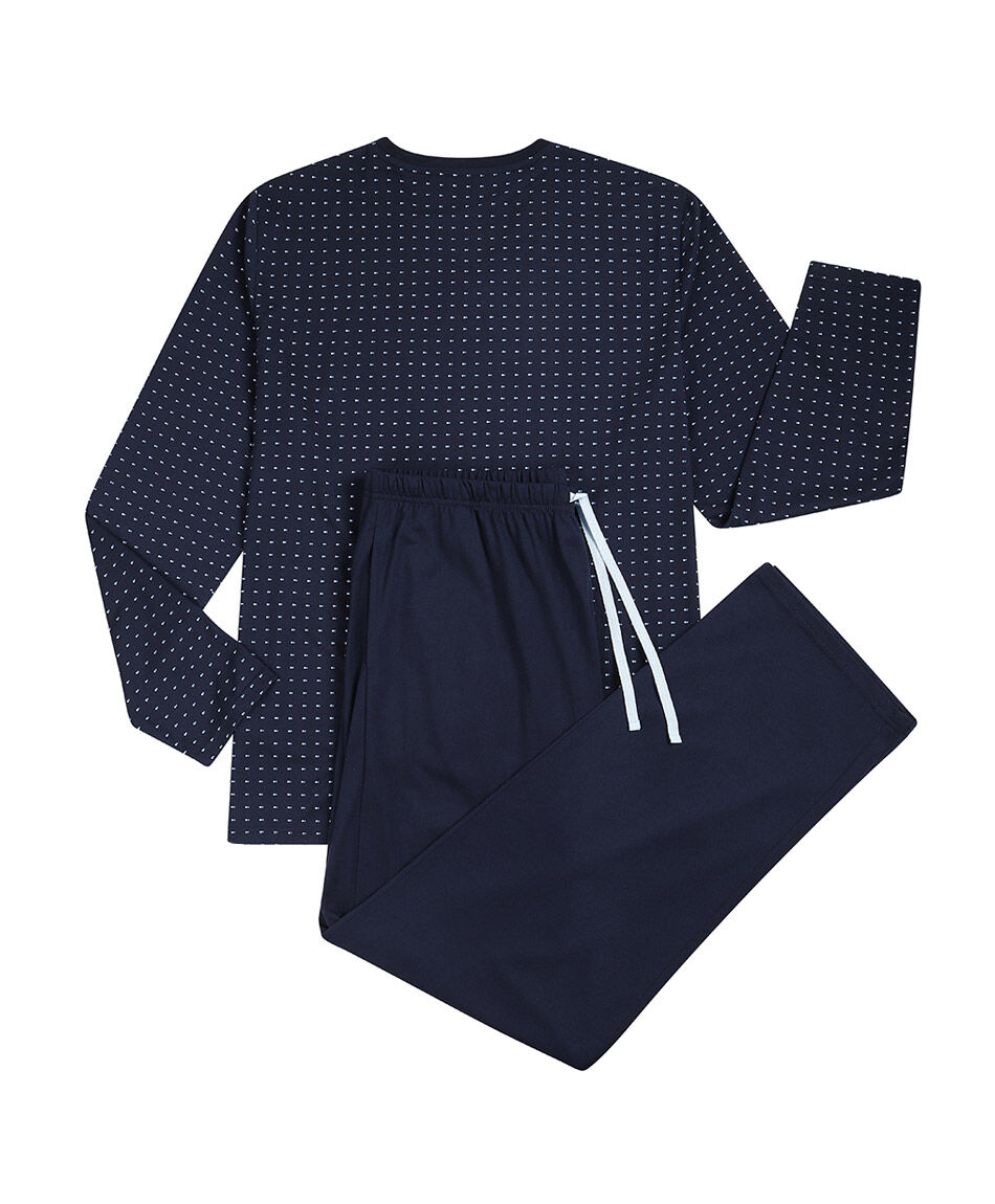 Pijama hombre polar puntitos