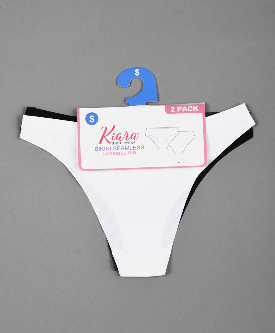 Pack 2 bombacha mujer bikini  canal&eacute;