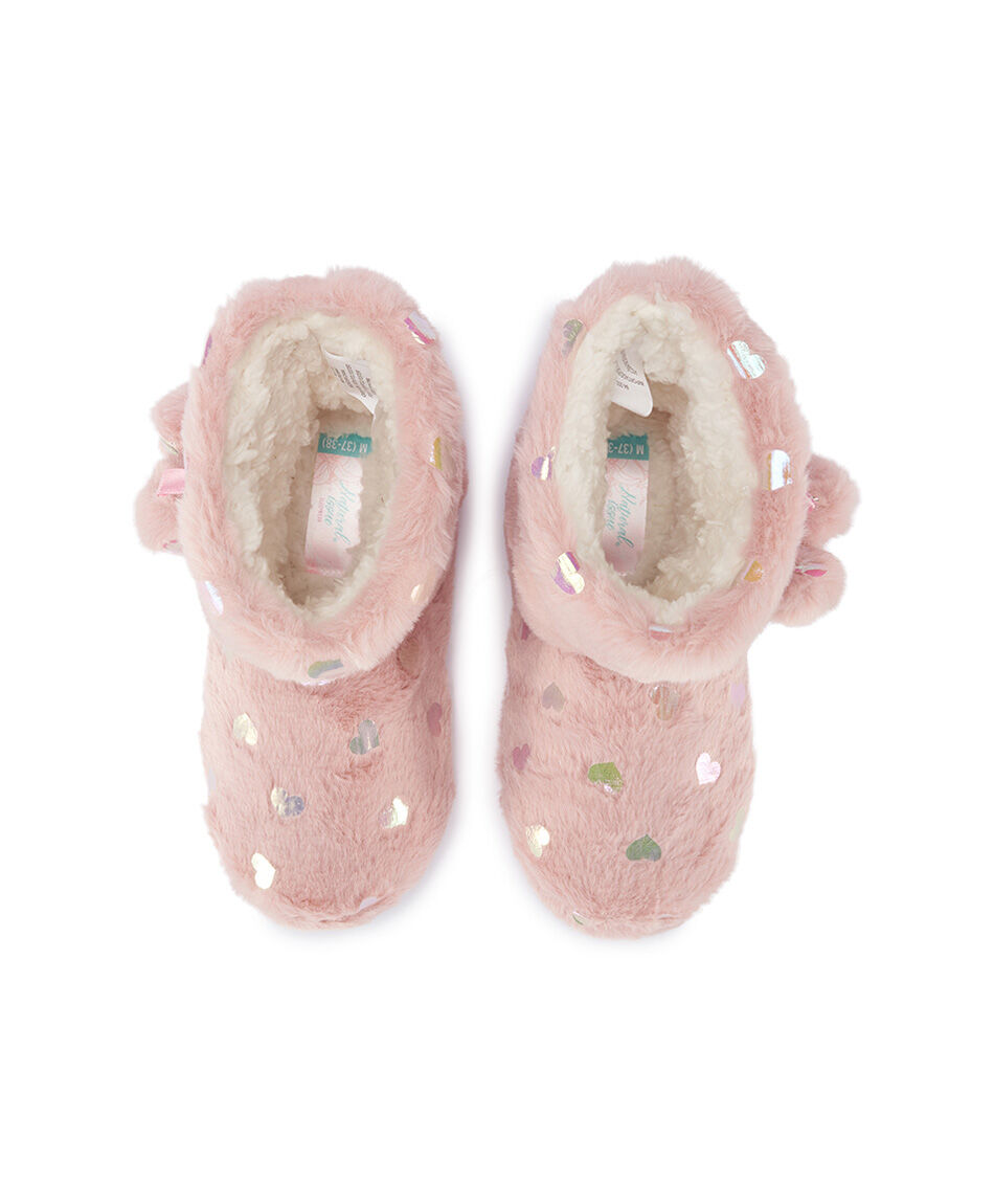 Bot&iacute;n descanso mujer coraz&oacute;n tornasol