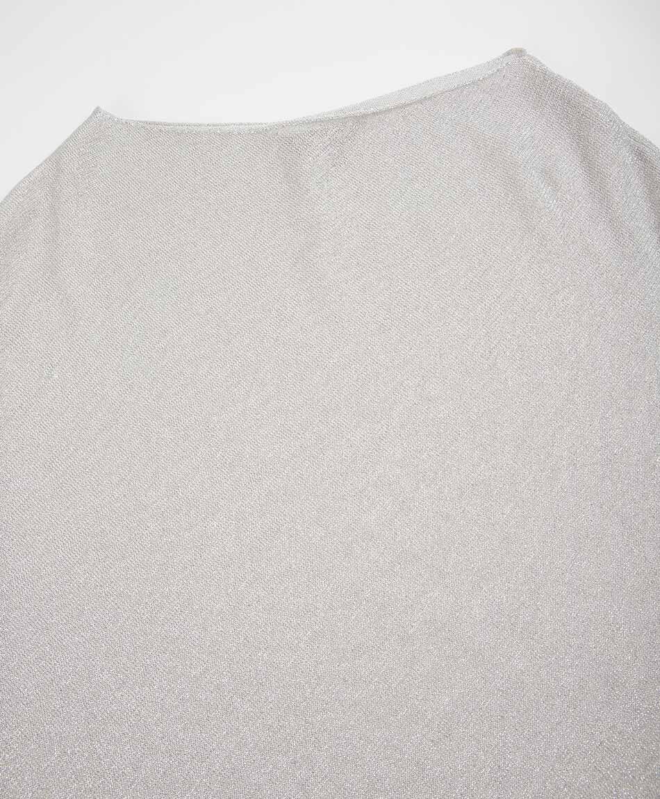 Poncho mujer b&aacute;sico grey