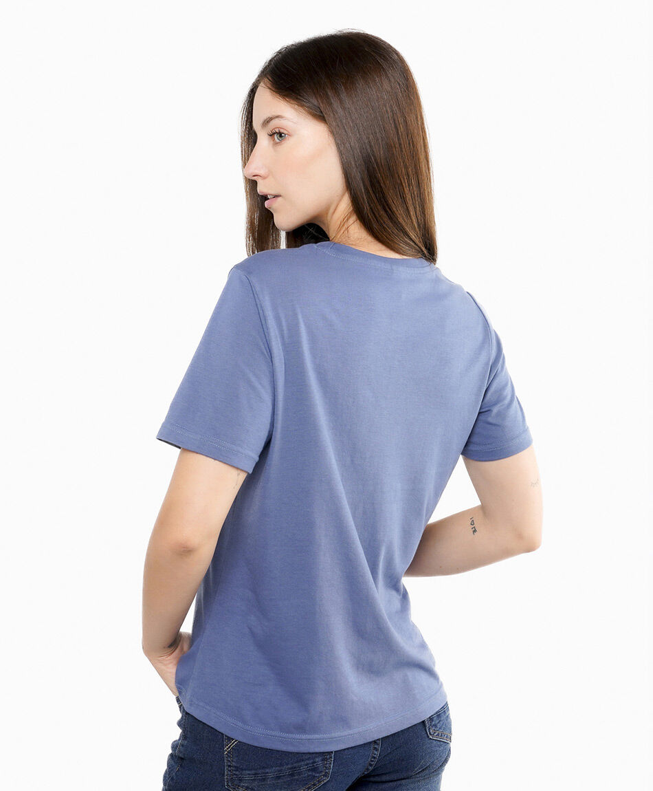 Remera mujer estampada natures