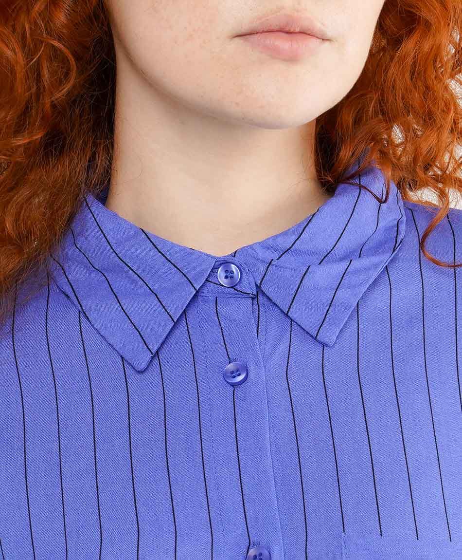 Camisa mujer casual blue