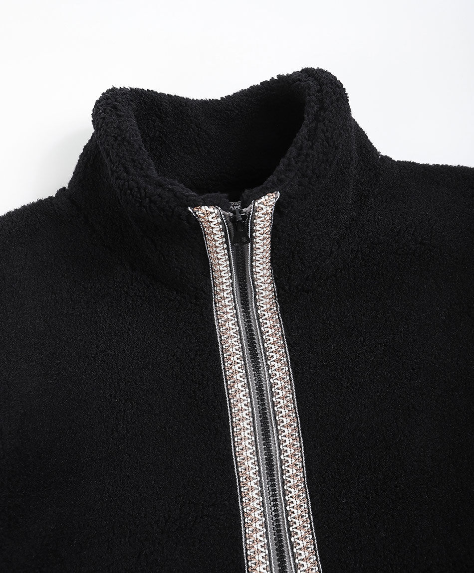 Campera hombre polar sherpa black