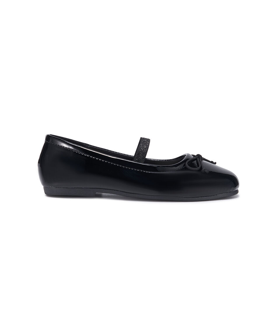 Ballerina infantil (26 a 31) charol negra
