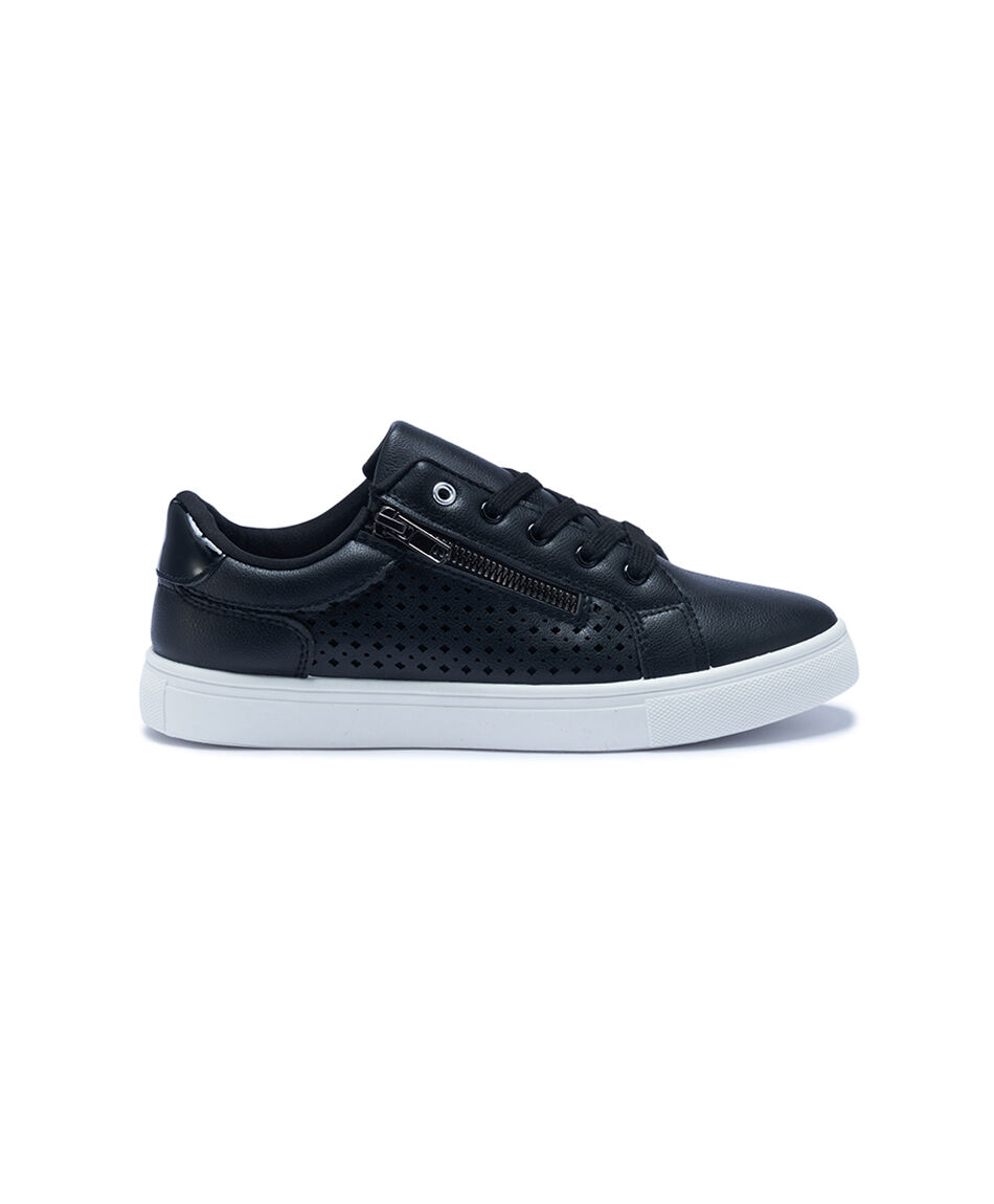 Zapatillas mujer cierre lateral