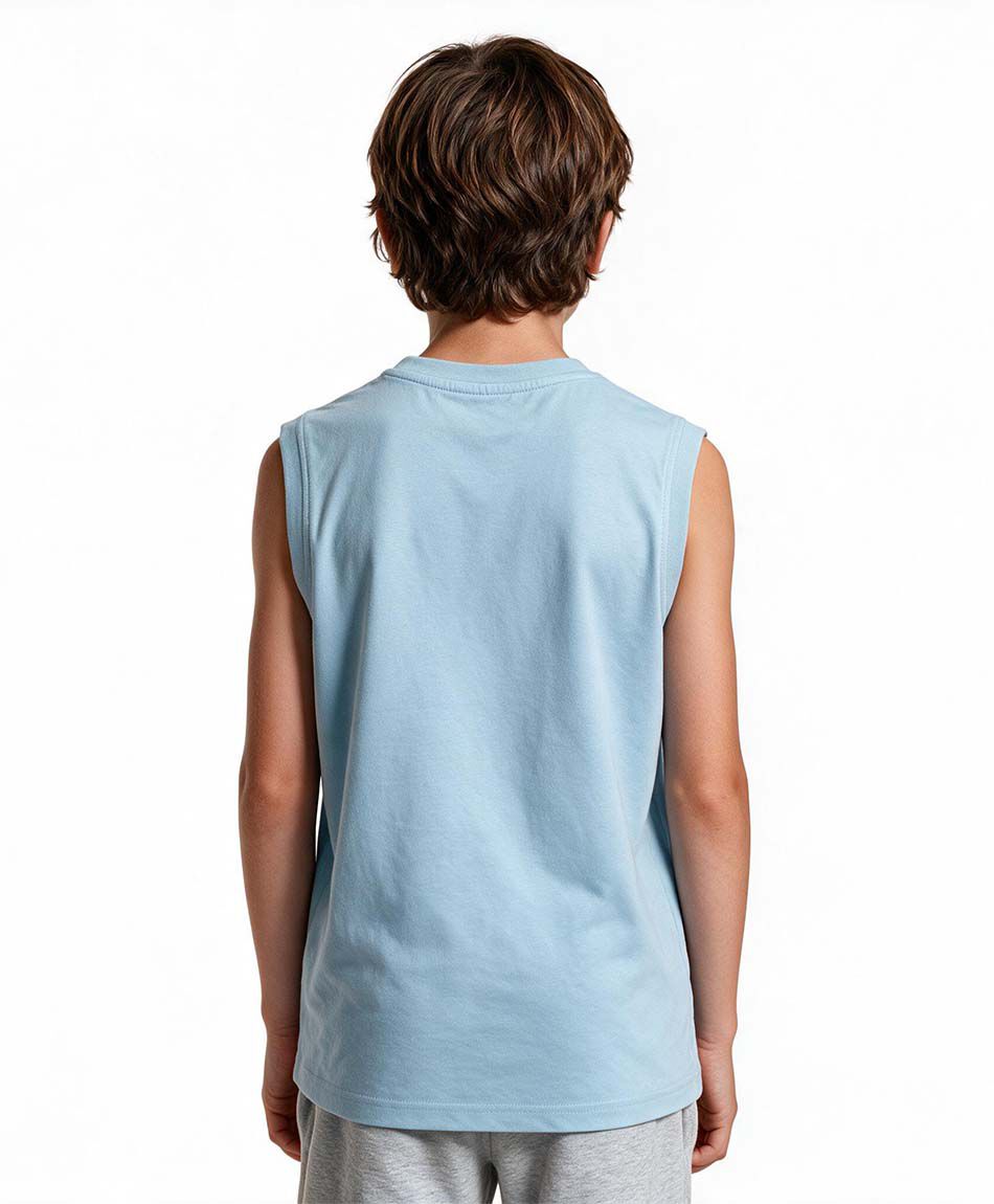 Remera ni&ntilde;o sin mangas basketball