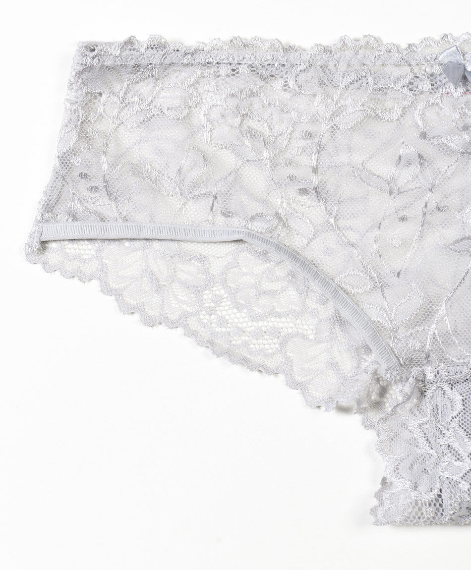 Pantaleta mujer encaje transparente