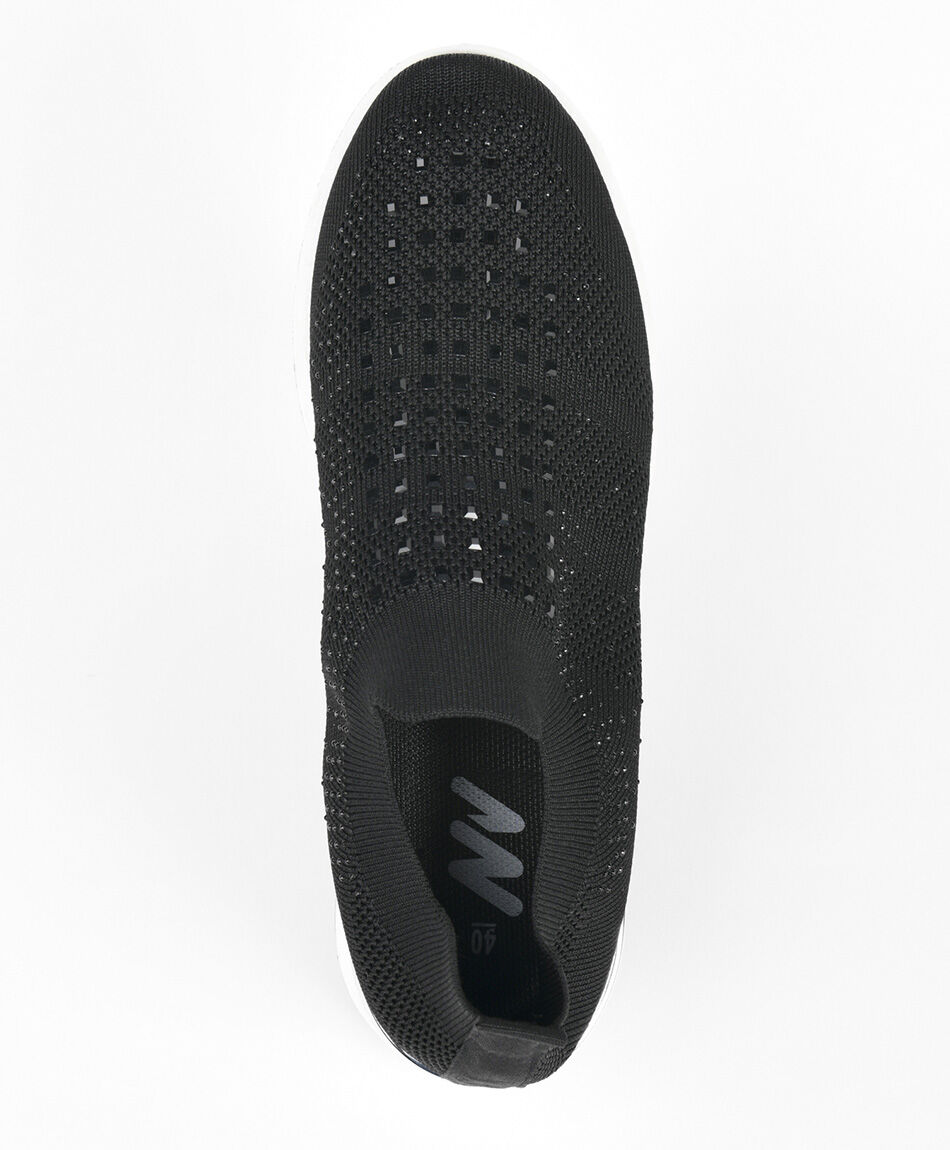 Zapatilla mujer slip on brillos