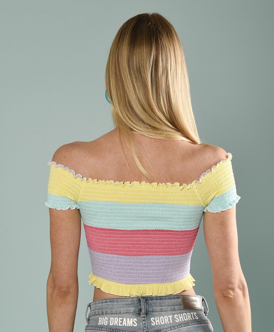 Polera tricolor ela.