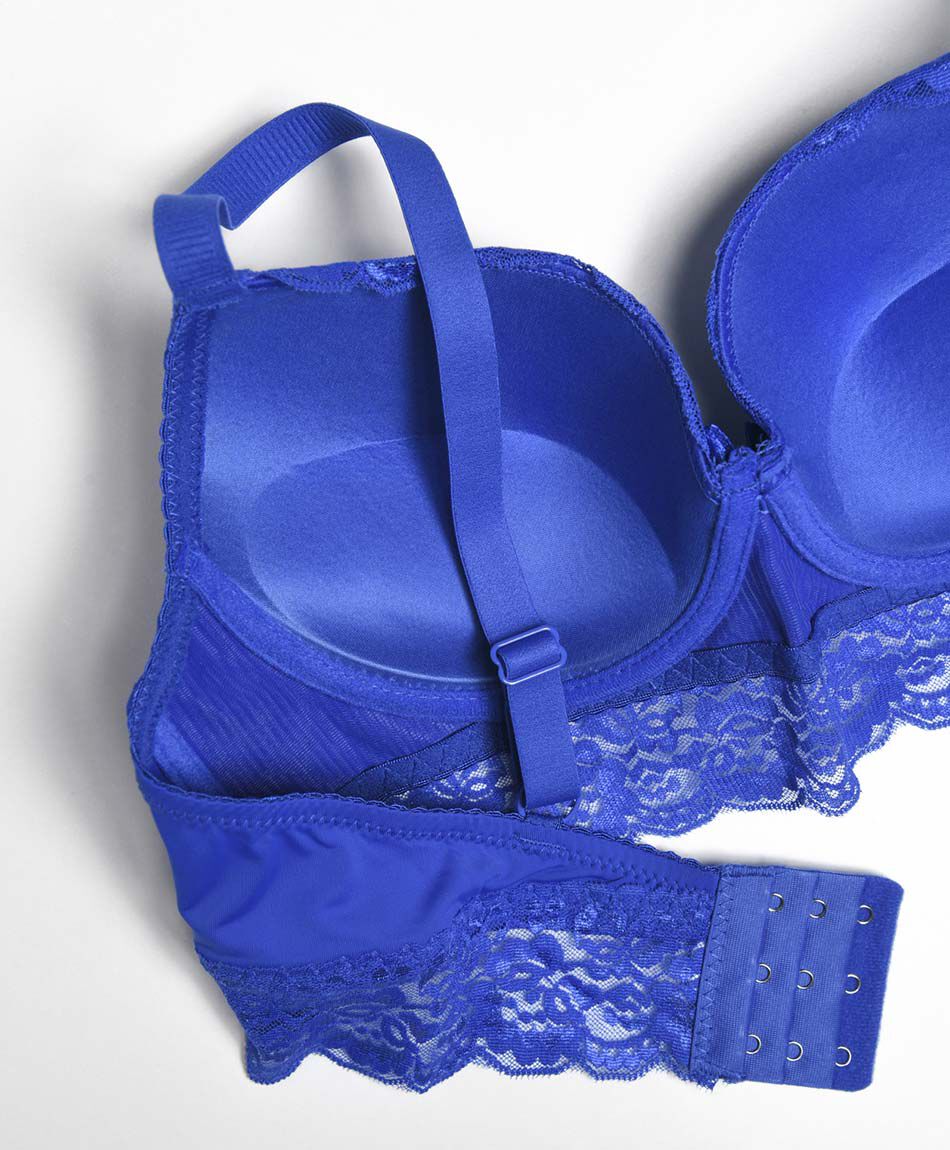 Corpi&ntilde;o mujer encaje ancho push up