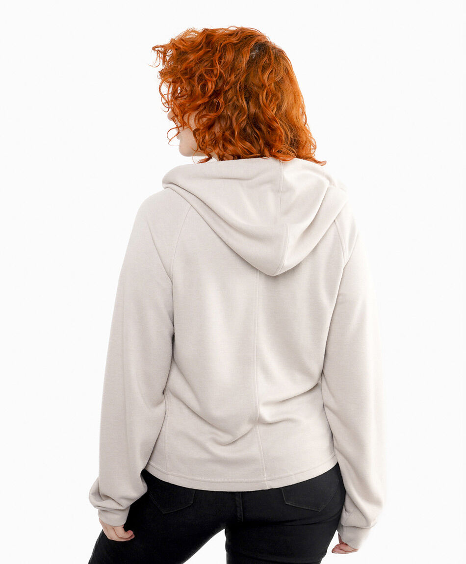 Buzo mujer liso grey