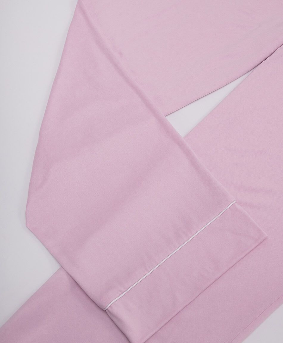 Pijama mujer camisero rosado