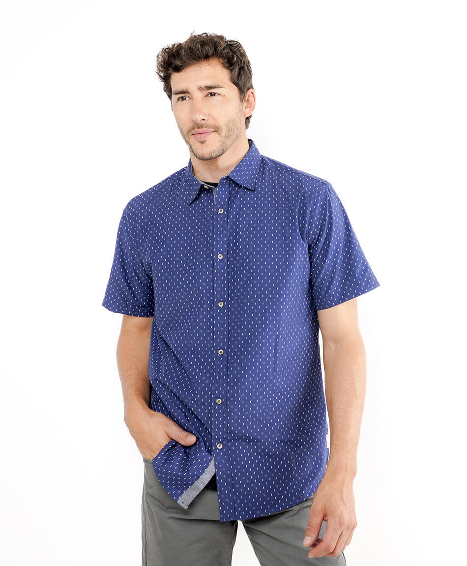 Camisa hombre mezclilla biker