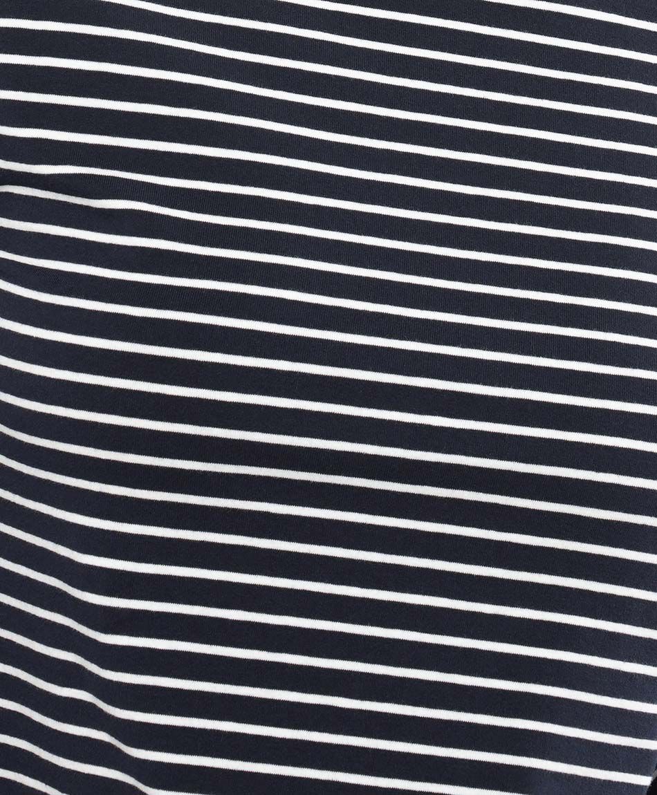 Remera mujer rayas media manga