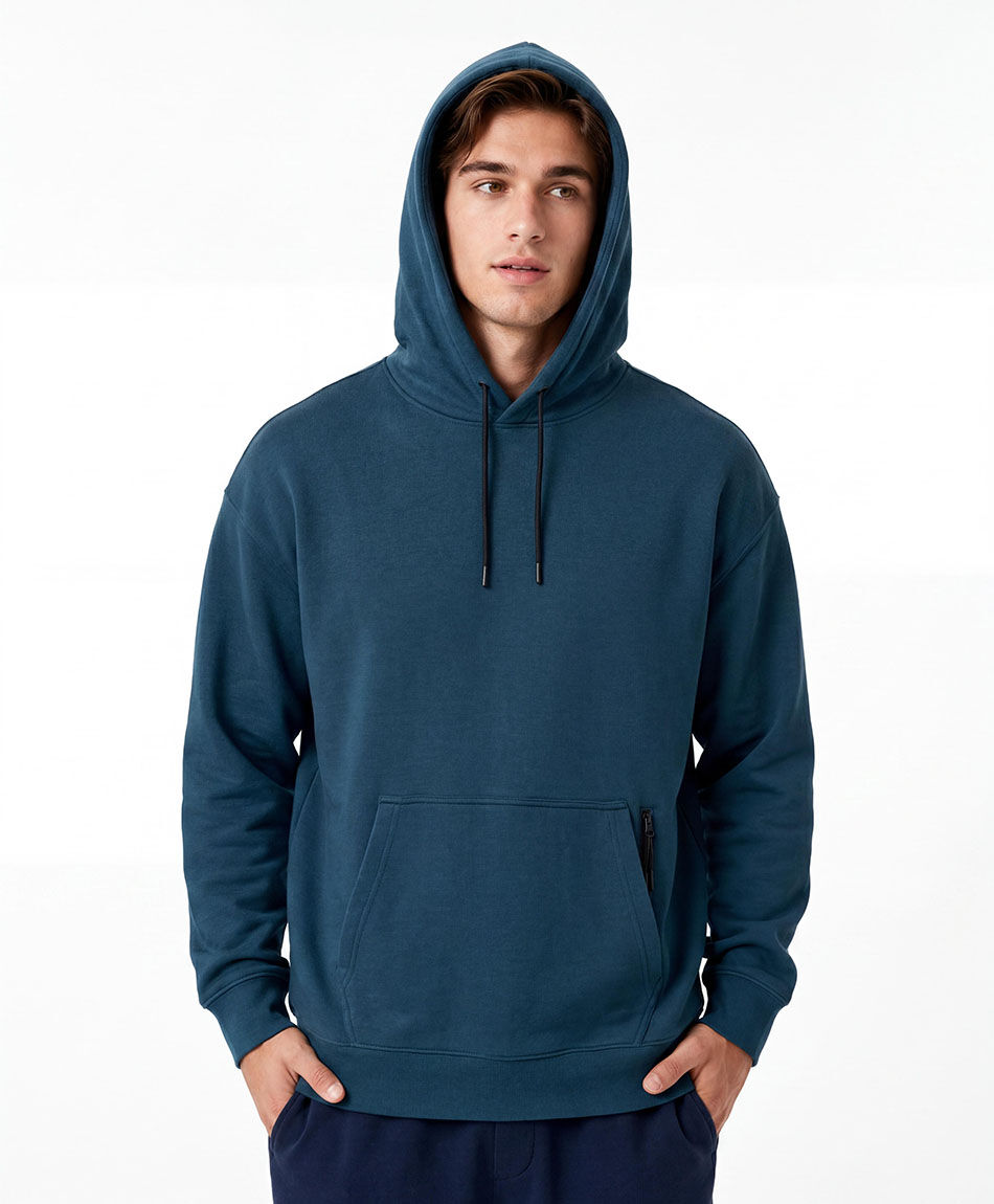 Buzo deportivo hombre turquesa