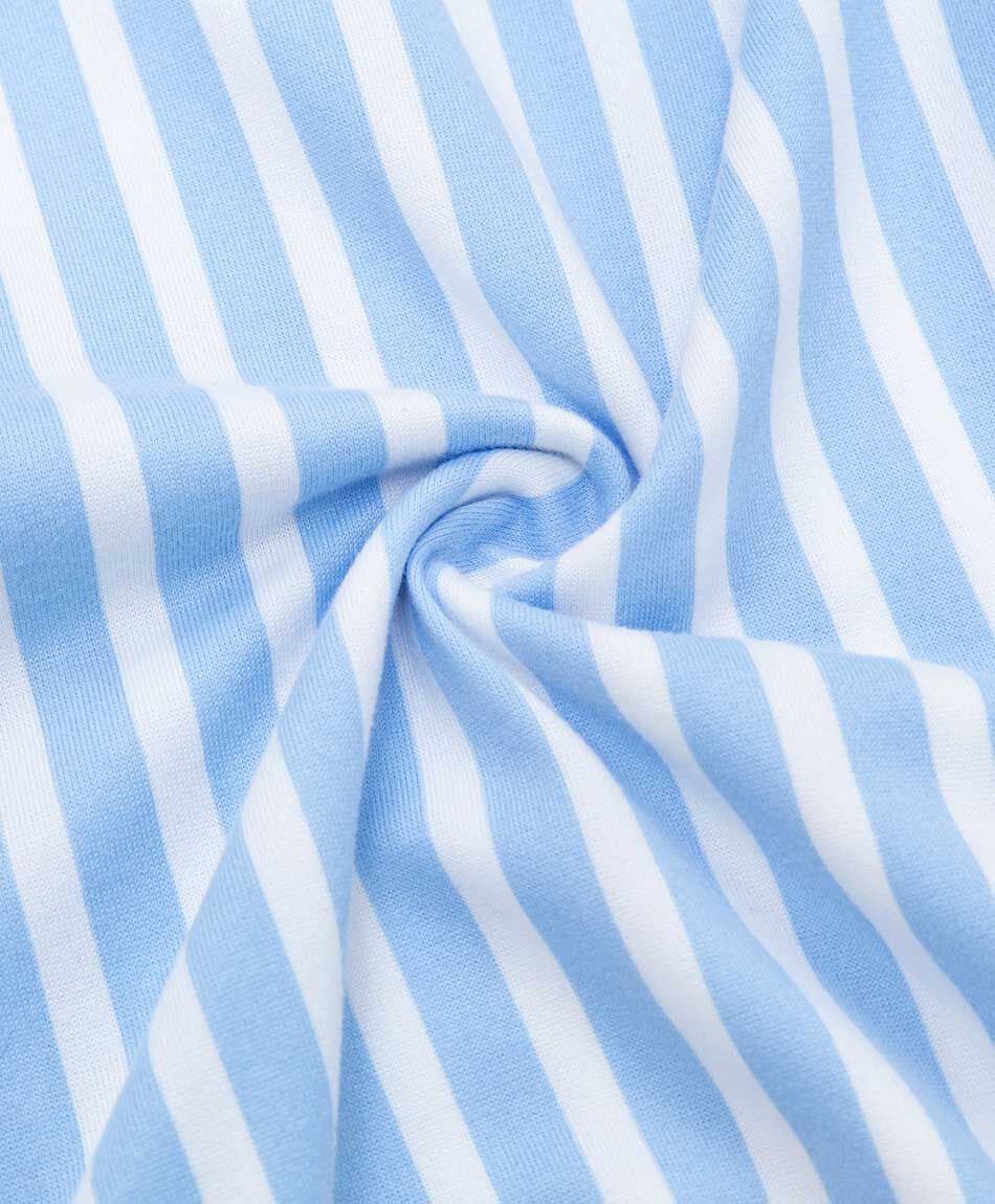 Pijama mujer camisero azul rayas