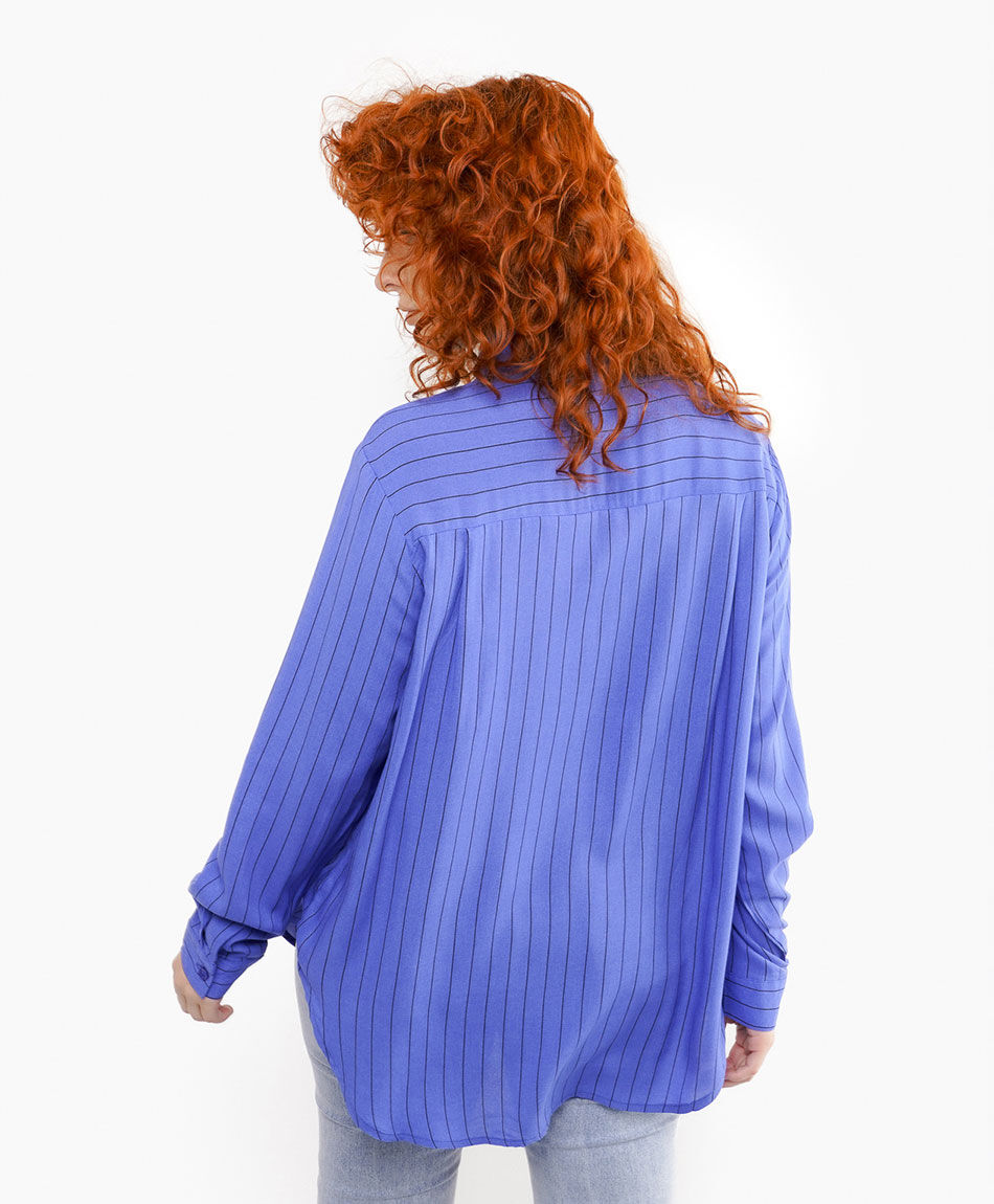 Camisa mujer casual blue