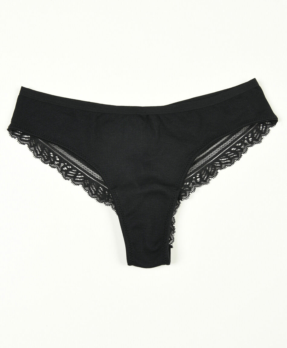 Tanga mujer encaje posterior