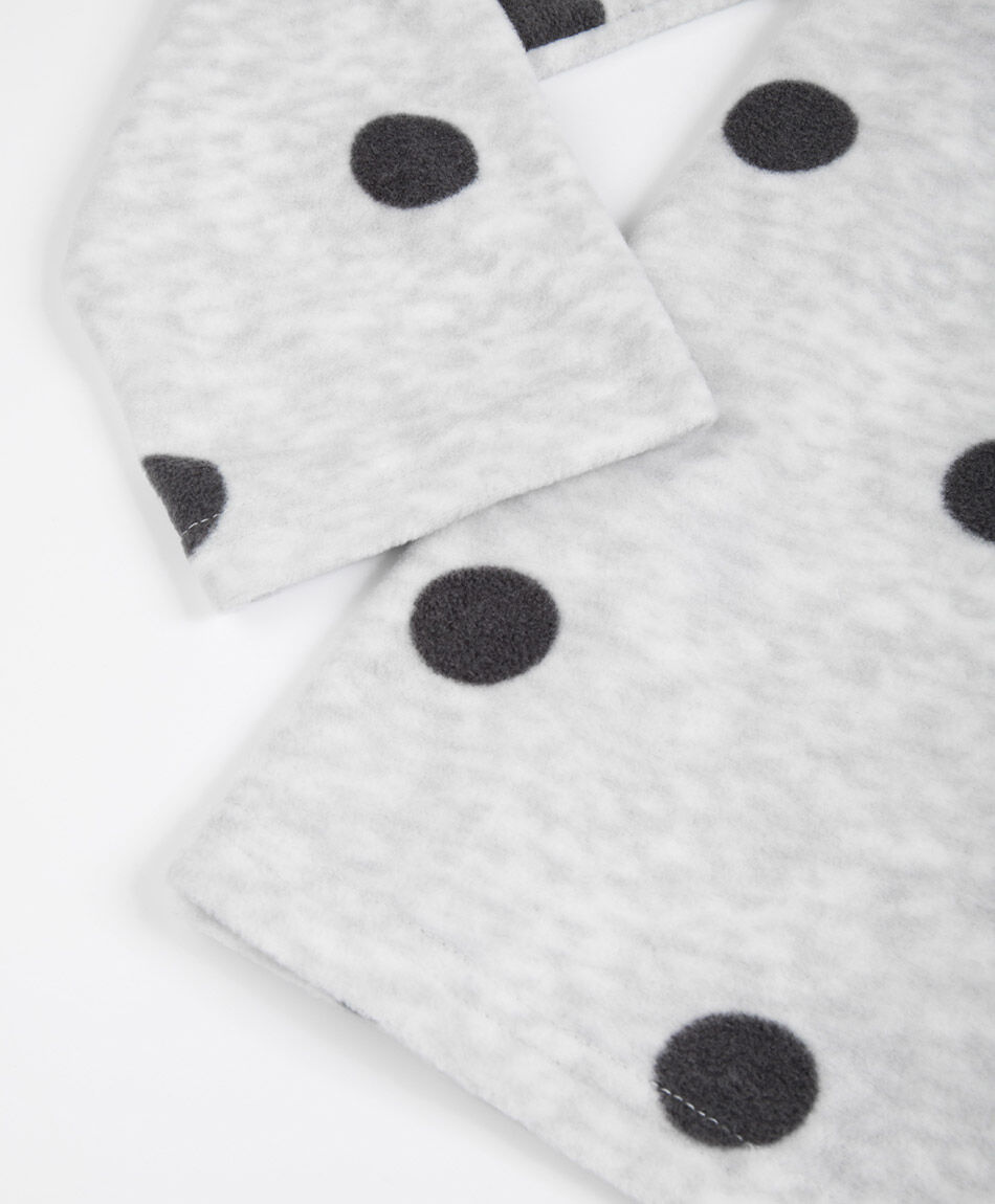 Pijama mujer micropolar puntos