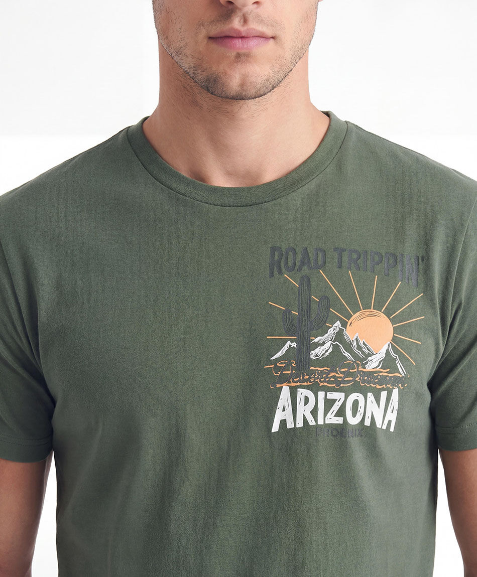 Remera hombre arizona green