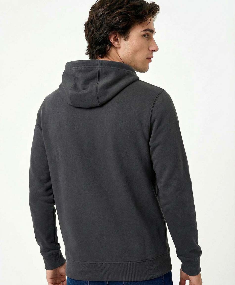 Poler&oacute;n hombre urban clasic gris