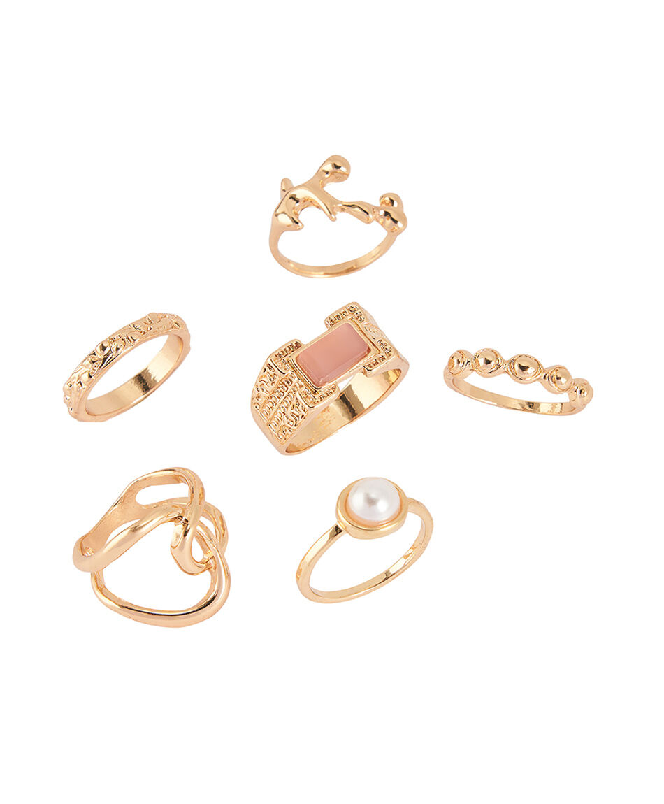 Set 6 anillos dise&ntilde;os