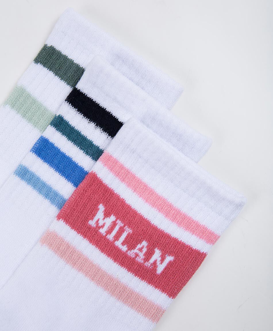 Pack 3 medias ni&ntilde;a l&iacute;neas