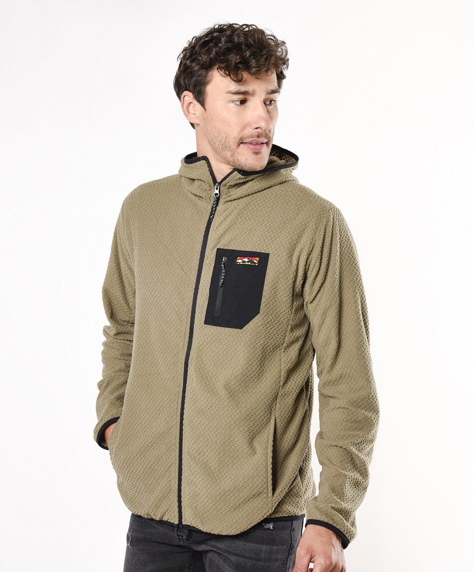 Buzo hombre outdoor textura