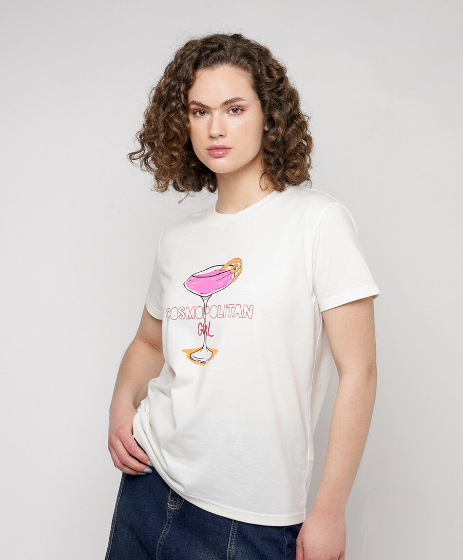 Remera mujer cosmopolitan