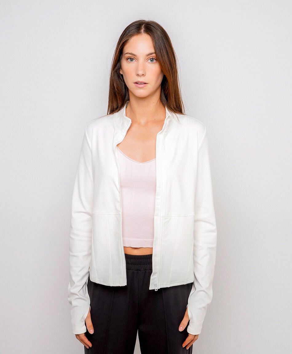 Buzo mujer cuello medio